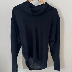 Vintage Black Long Sleeved Top size M